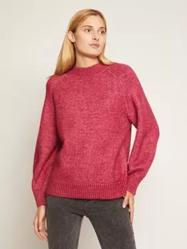 Тёплый вязаный свитер