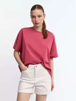 Трикотажная футболка с коротким рукавом