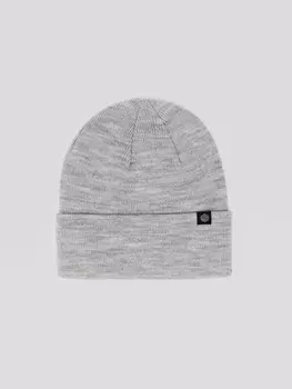 Трикотажная шапка-бини с отворотом