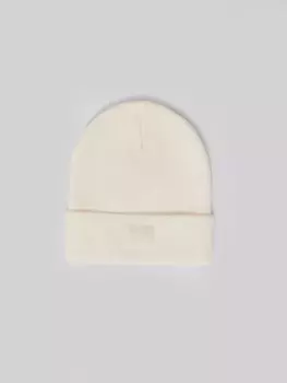 Трикотажная шапка-бини с отворотом