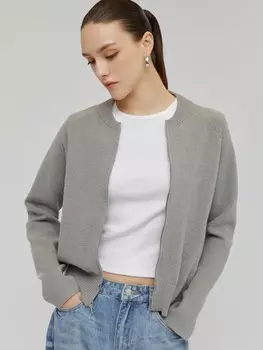 Трикотажная толстовка на молнии