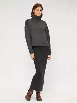 Трикотажная юбка-карандаш на резинке