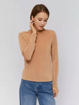 Трикотажная водолазка с воротником-стойкой