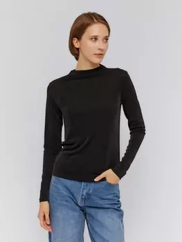 Трикотажная водолазка с воротником-стойкой