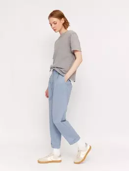 Трикотажные брюки-джоггеры на резинке