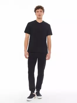 Трикотажные брюки-джоггеры в спортивном стиле