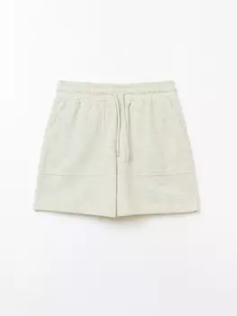 Трикотажные короткие шорты с карманами