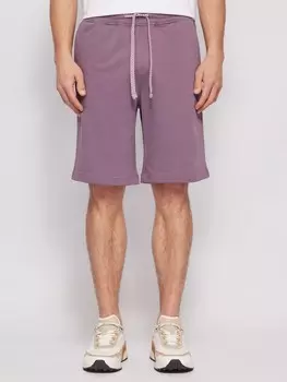 Трикотажные шорты из хлопка на резинке