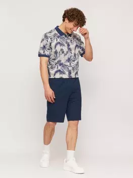 Трикотажные шорты из хлопка на резинке