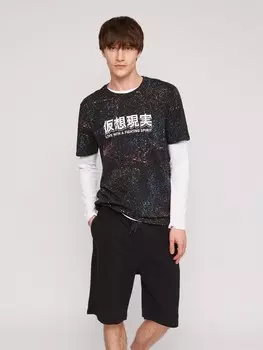 Трикотажные шорты на резинке из хлопка