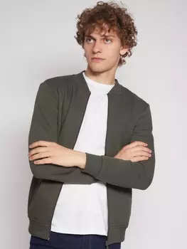 Трикотажный бомбер