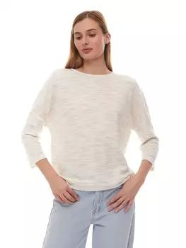 Трикотажный джемпер с укороченным рукавом