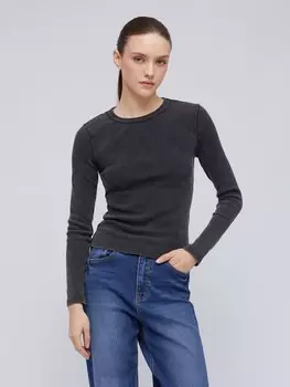 Трикотажный лонгслив из хлопка