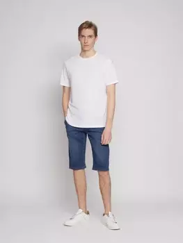 Удлинённые джинсовые шорты с ремнём