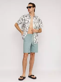 Удлинённые шорты на резинке из хлопка