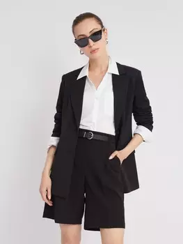 Удлинённые шорты с высокой талией