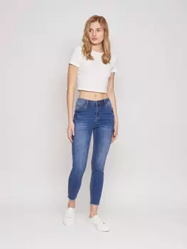Укороченные джинсы силуэта Skinny