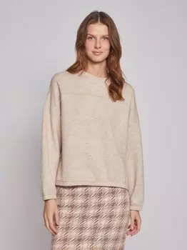 Укороченный свитшот на резинке