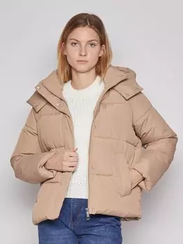 Утеплённая дутая куртка