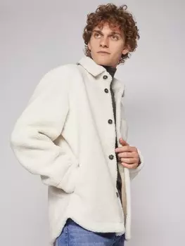 Утеплённая куртка-рубашка из экомеха