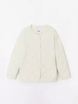 Утеплённая стёганая куртка на синтепоне