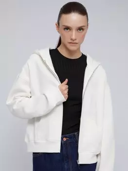 Утеплённая толстовка на молнии с капюшоном