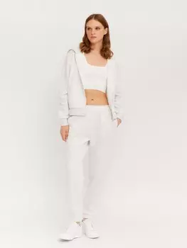 Утеплённые брюки-джоггеры на резинке