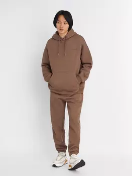 Утеплённые брюки-джоггеры на резинке с начёсом внутри