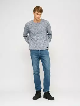 Утеплённые джинсы фасона Slim с флисом внутри