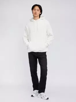 Утеплённые джинсы фасона Slim с начёсом внутри