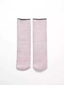 Утеплённые носки с блёстками