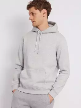 Утеплённый худи прямого кроя с капюшоном и карманом-кенгуру