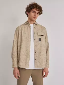 Верхняя рубашка из хлопка с длинным рукавом