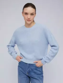 Вязаный джемпер оверсайз силуэта