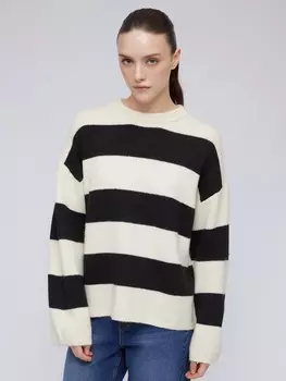 Вязаный шерстяной джемпер объёмного фасона