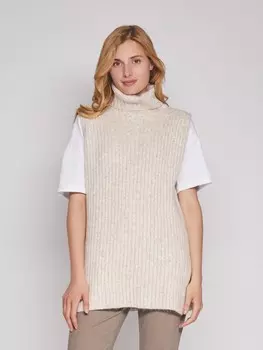 Вязаный жилет с горлом