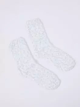 Высокие махровые носки