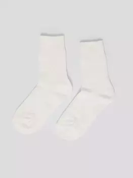 Высокие носки с фактурным узором