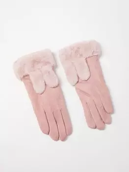 Замшевые перчатки с функцией Touch Screen