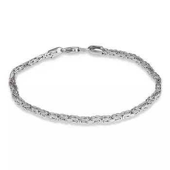 Браслет из белого золота 585 пробы, размер 19