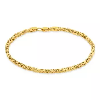 Браслет из желтого золота 585 пробы, размер 20