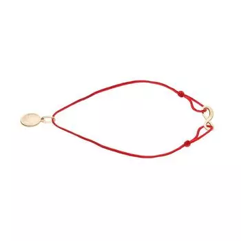 Браслет нить из красного золота 375 пробы