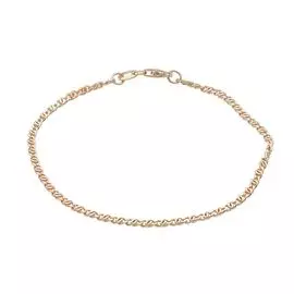 Браслет птичий глаз из красного золота 585 пробы, размер 16