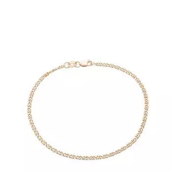 Браслет птичий глаз из красного золота 585 пробы, размер 17