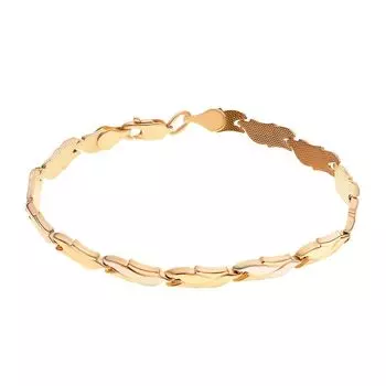 Браслет ролекс из красного золота 585 пробы, размер 18