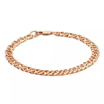 Браслет ромб из красного золота 585 пробы, размер 23