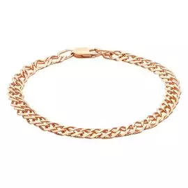 Браслет ромб из красного золота 585 пробы, размер 23