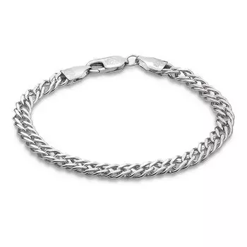 Браслет ромб из серебра 925 пробы, размер 20