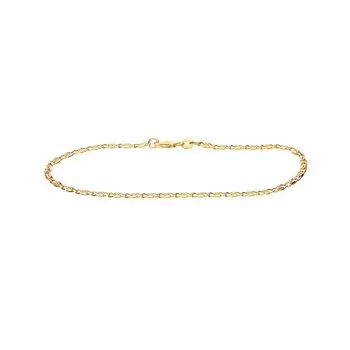 Браслет улитка из красного золота 585 пробы, размер 18