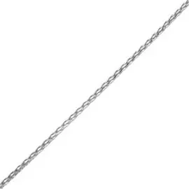 Цепь колос из белого золота 585 пробы, размер 65